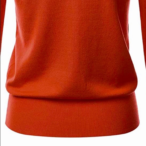 Rust Colored Cardigan with Button Accents - Picture 2 of 7